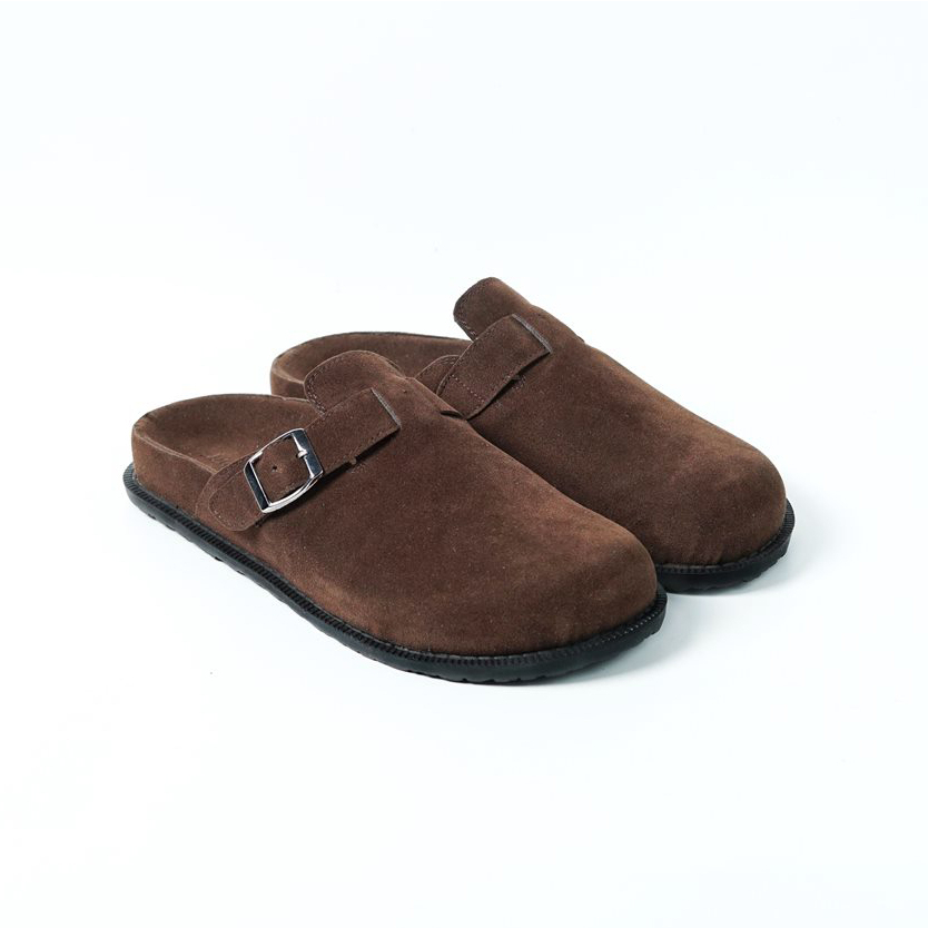 WYCLIFF BROWN |ManNeedMe x Jack| Sandal Slop Pria Premium Sendal Casual Outdoor Cowok ORI