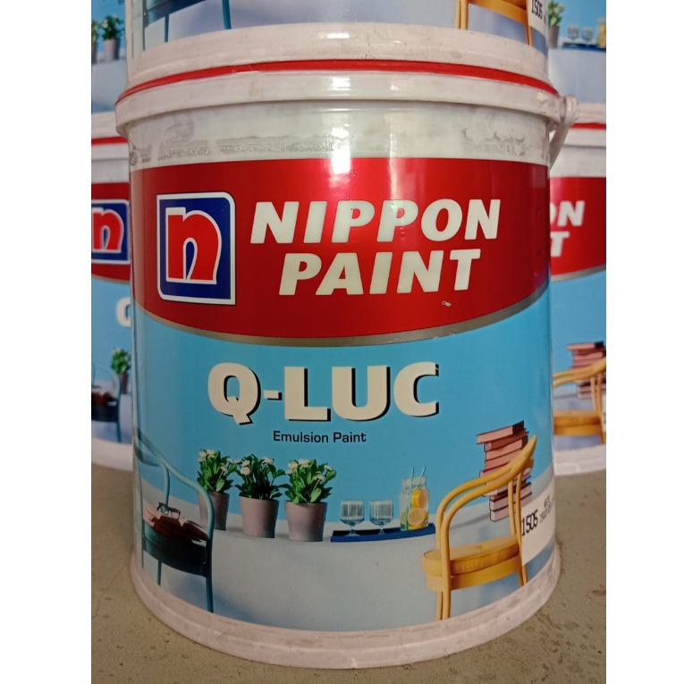 CAT TEMBOK NIPPON PAINT Q-LUC 4,5KG 1505 PUTIH