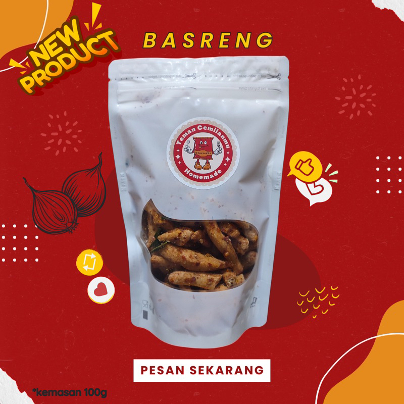 

Basreng Pedas Manis Gurih by ngemealku Reguler