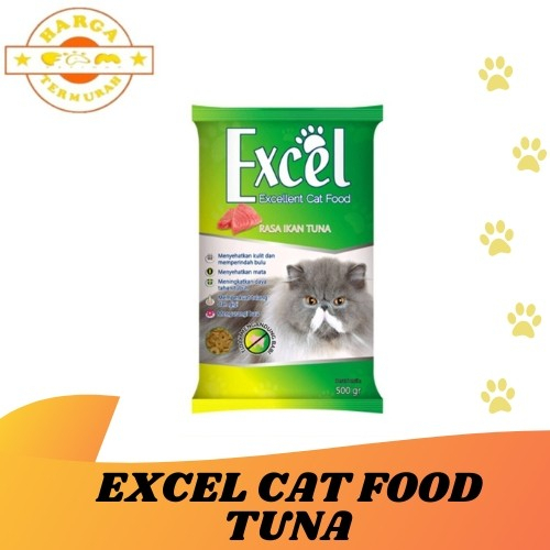 EXCEL FRESHPACK 500Gr Makanan kucing Adult - Hijau Bentuk Donat