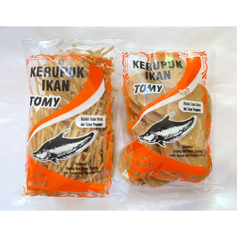 

Kerupuk Ikan Belidak Tomy 400g Khas Pontianak