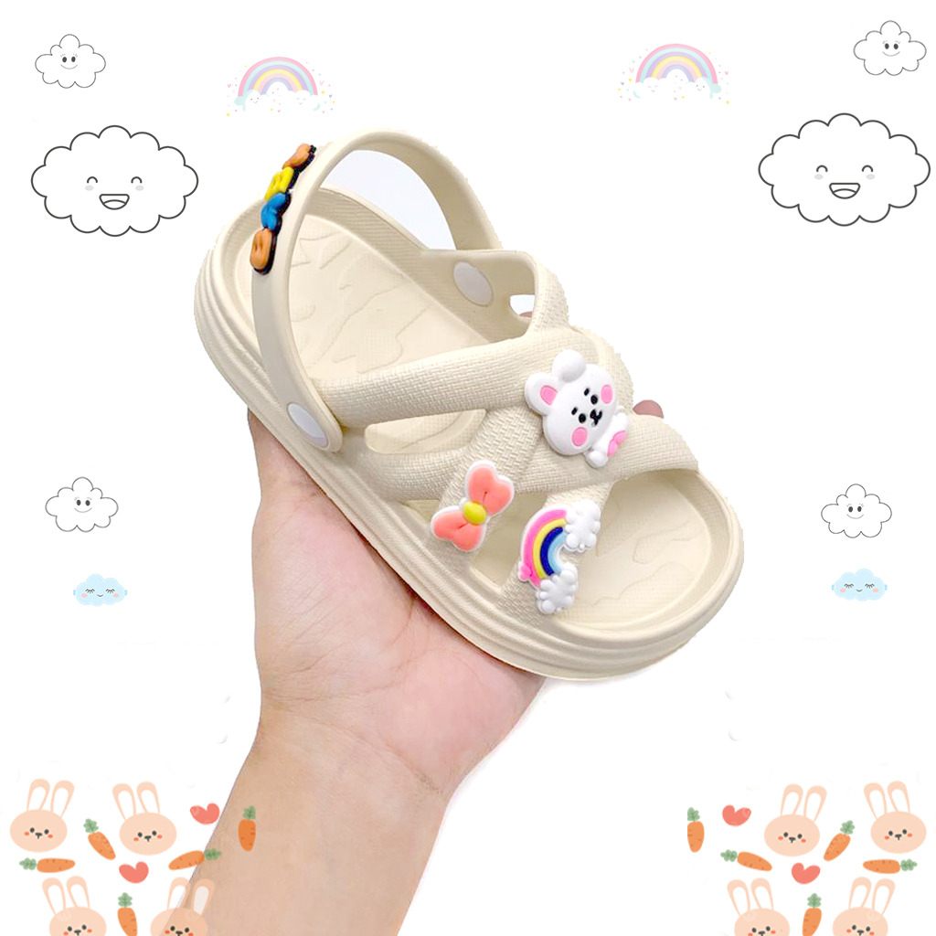 Sandal Selop Anak Perempuan Karakter Lucu Kekinian Uk.20-29