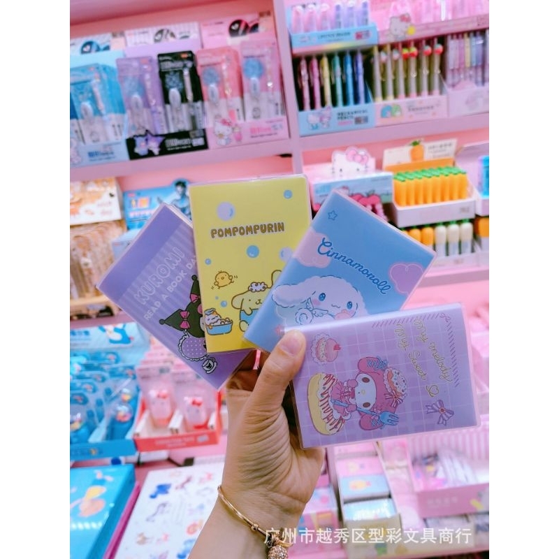 

Buku Memo Notes Notebook Karakter Melody Cinnamoroll Pompompurin Kuromi Sanrio