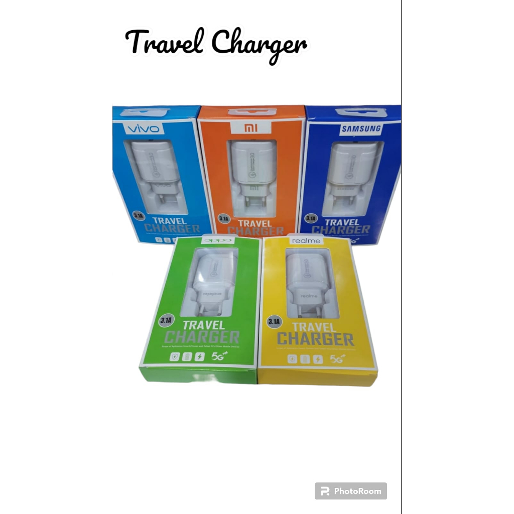 Travel Charger Branded 1USB model C02 Usb Micro