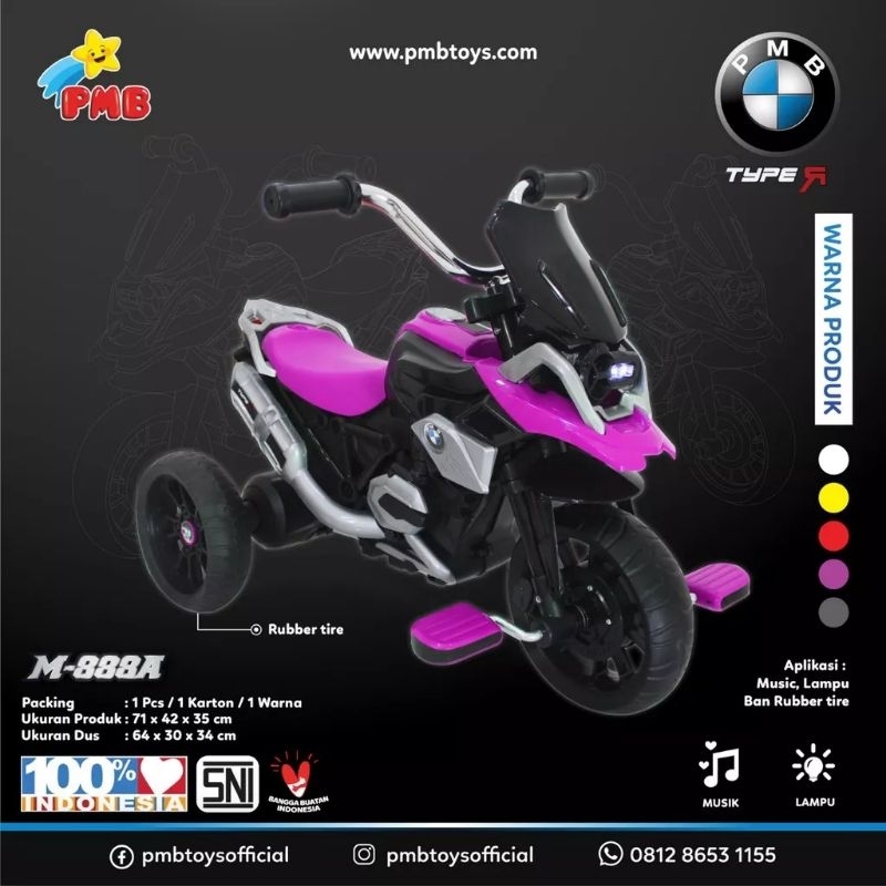 SEPEDA ANAK RODA TIGA PMB M888 A