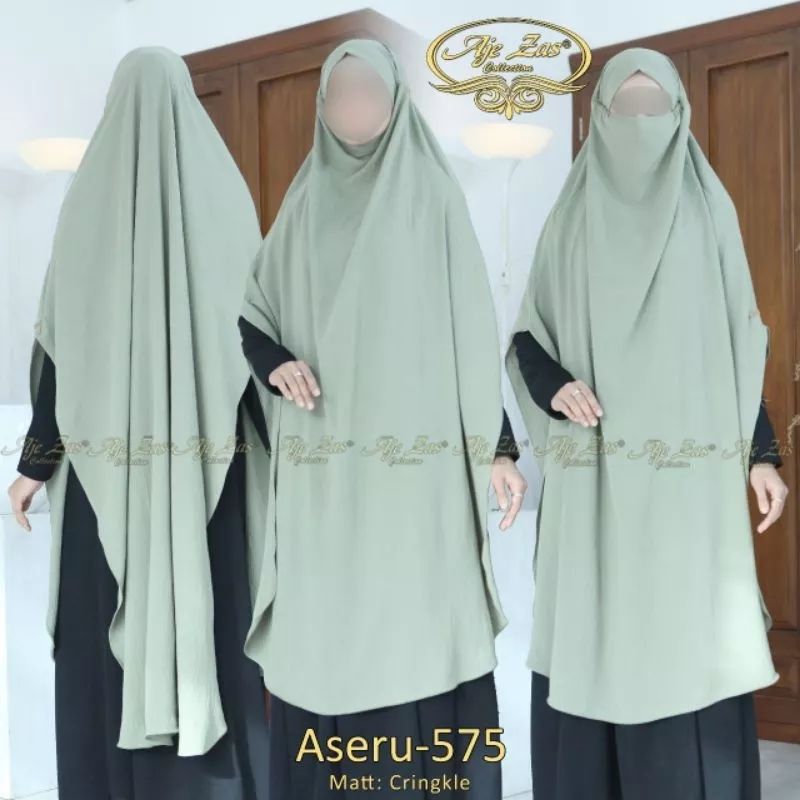 French khimar Aseru crinkle airflow