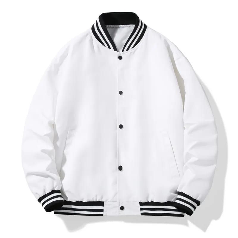 JAKET PRIA BASEBALL KAIN TASLAN JN