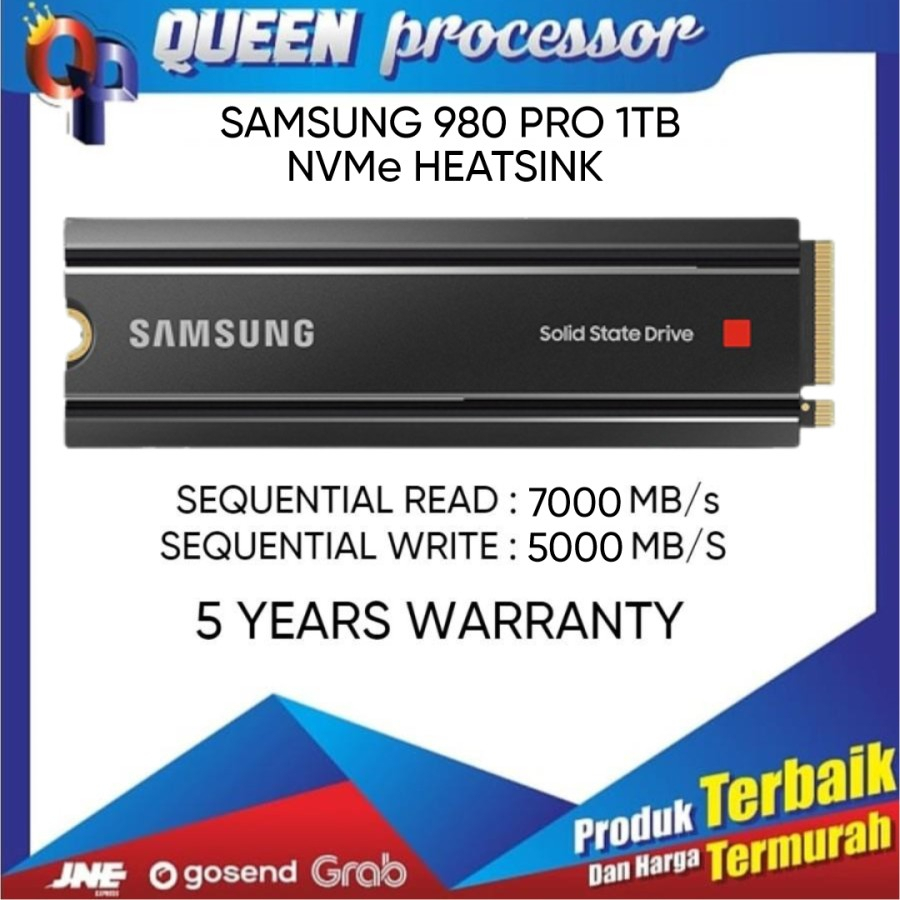 SSD 1TB SAMSUNG 980 PRO M.2 NVMe HEATSINK