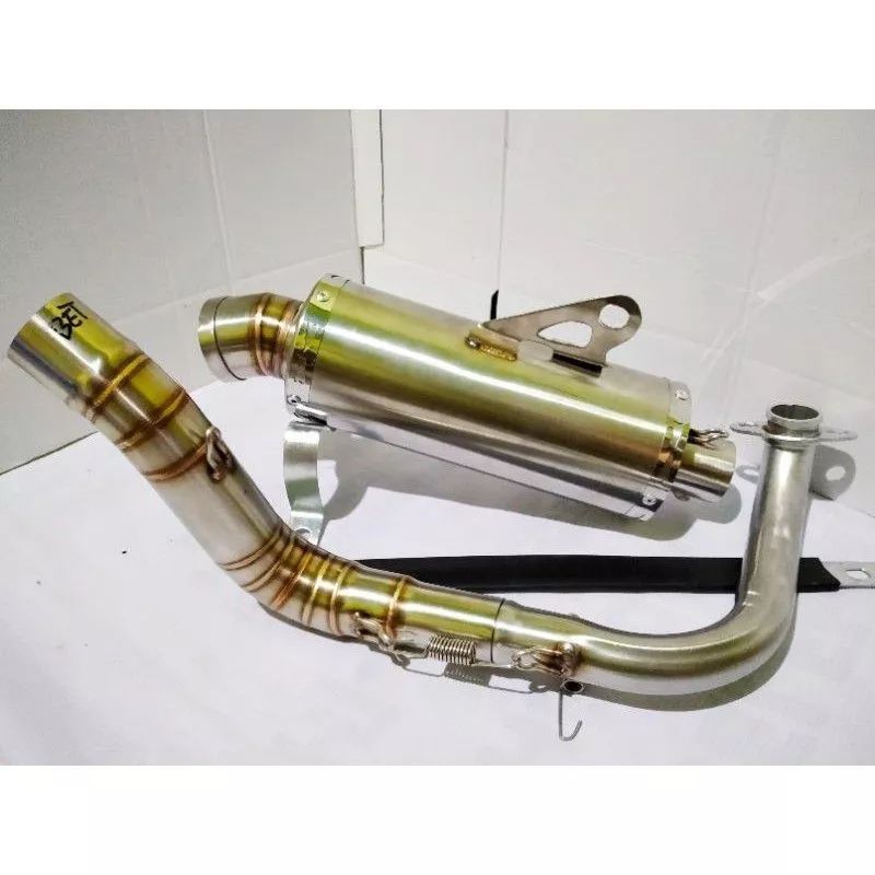 knalpot custom polos model best3 inlet 38 Scoopy Vario 110fi Vario 125 Vario 150 beat beat pop Genio
