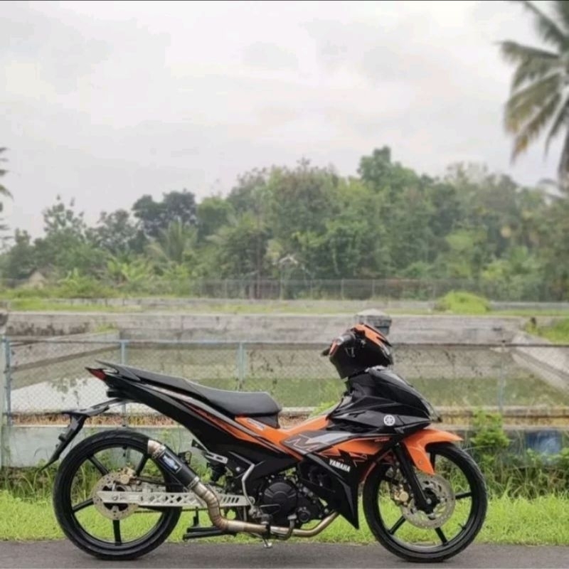 ORIGINAL YOSINGSAE EXHAUST MUFFLER EXZOS Y15ZR LC135 V1-V8 32mm/35mm/38mm/51mm Y15ZR MUFFLER BIG COR