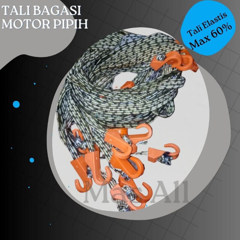 Tali Bagasi Pipih Multifungsi / Tali Bagasi Motor 3 Meter Pipih