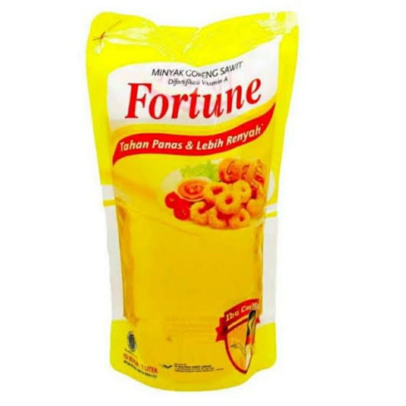 

Minyak goreng fortune 1 liter dan 2 litet