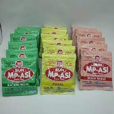 SUN Mp - Asi Bubur Bayi Kacang Hijau 12 Sachet per Renteng x 20g