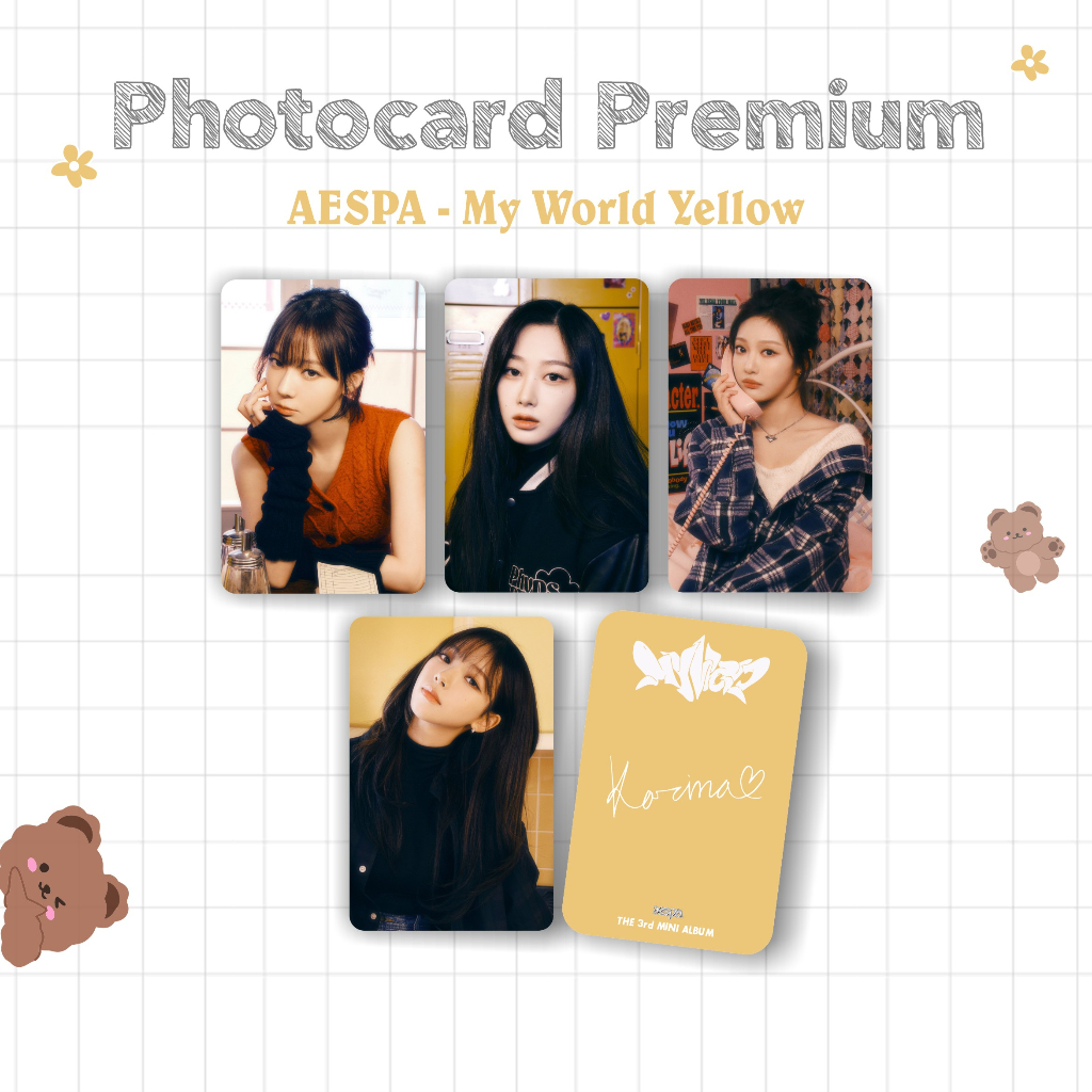 Photocard PREMIUM AESPA DRAMA My World SG 2024