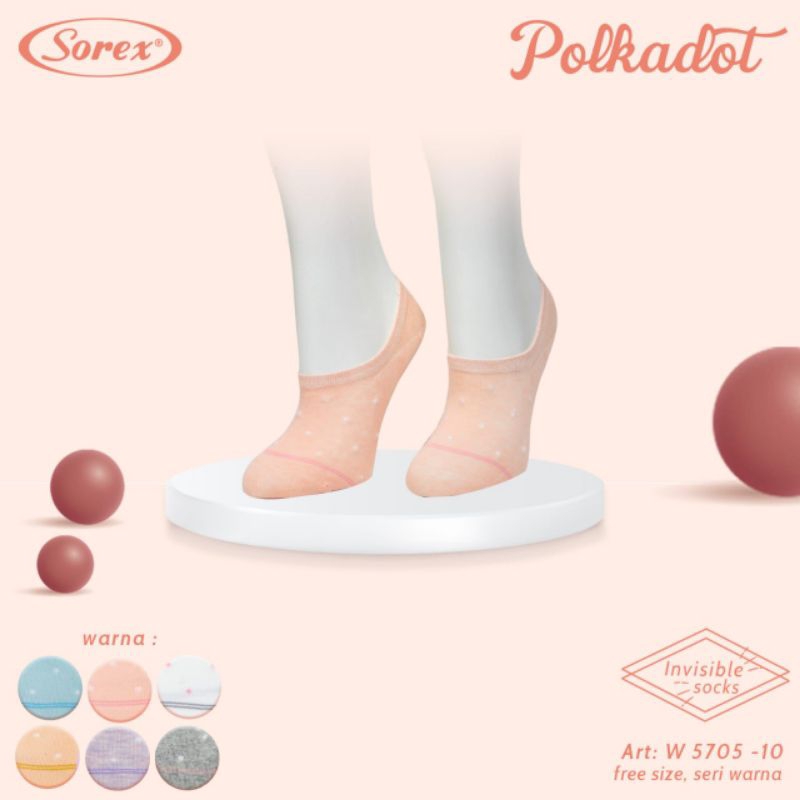 Kaos Kaki Sorex W5705 Invisible Sock Ladies