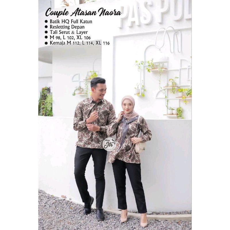 Bluse batik wanita couple baju batik wanita