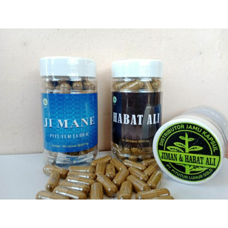 JAMU HERBAL 100% ORIGINAL HABAT ALI  (untuk segala penyakit) bisa cod isi 80 kapsul