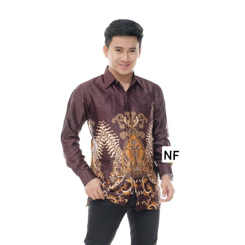Kemeja semi sutra lapis furing | Kemeja Batik pria lengan panjang | Kemeja lapis furing istimewah | kemeja formal | kemeja bagus | Kemeja kantor | Kemeja terlaris