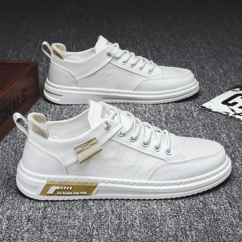 Sepatu Kets Putih Casual Import Pria Korea