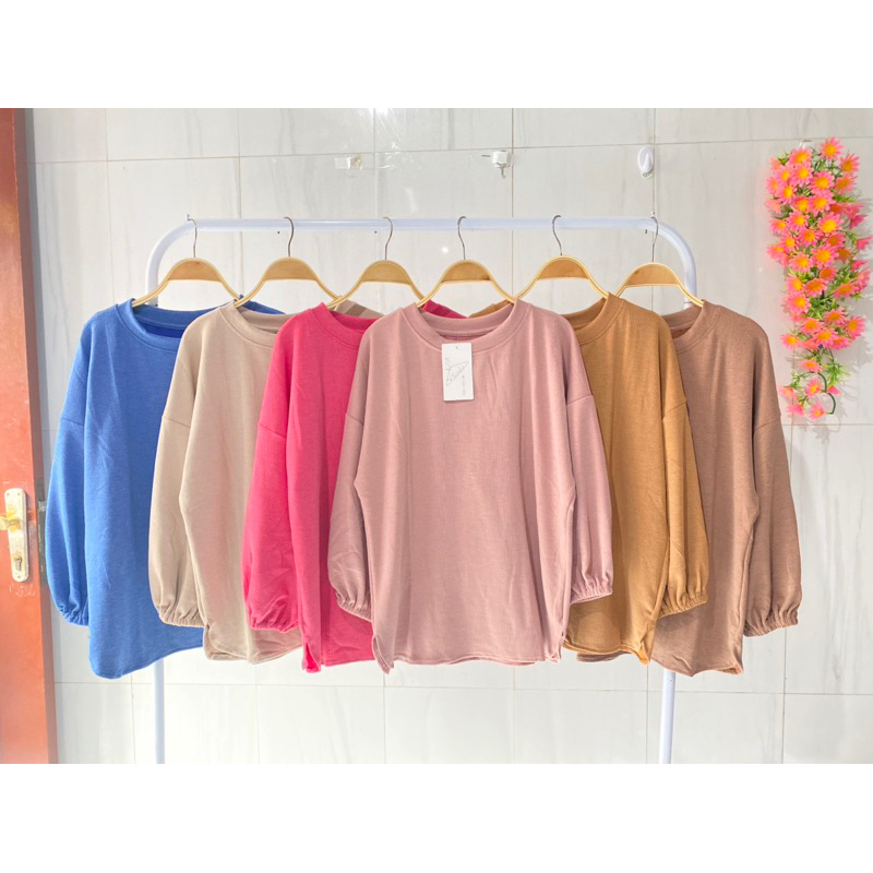 atasan wanita kaos knit aster merk clarke atasan kaos knit