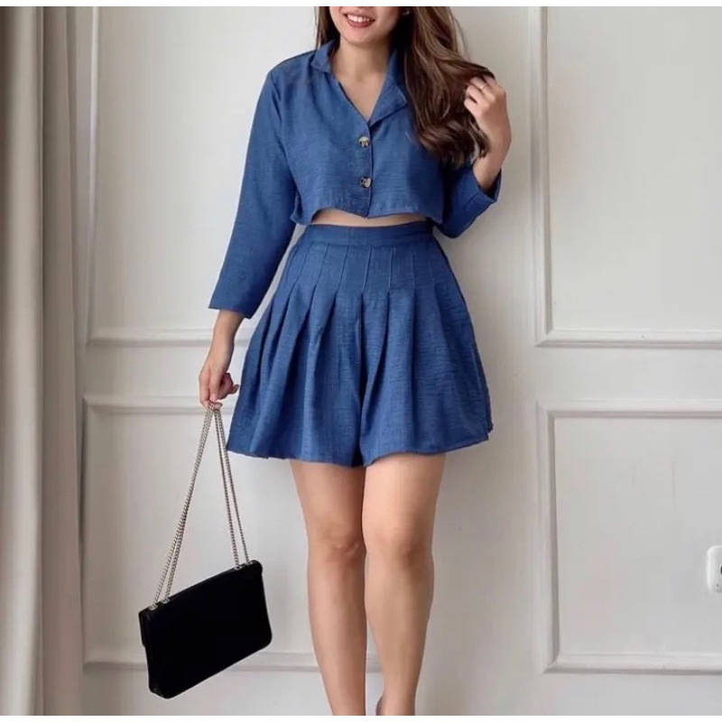 One Set Crop & Rok Mini Crinkle