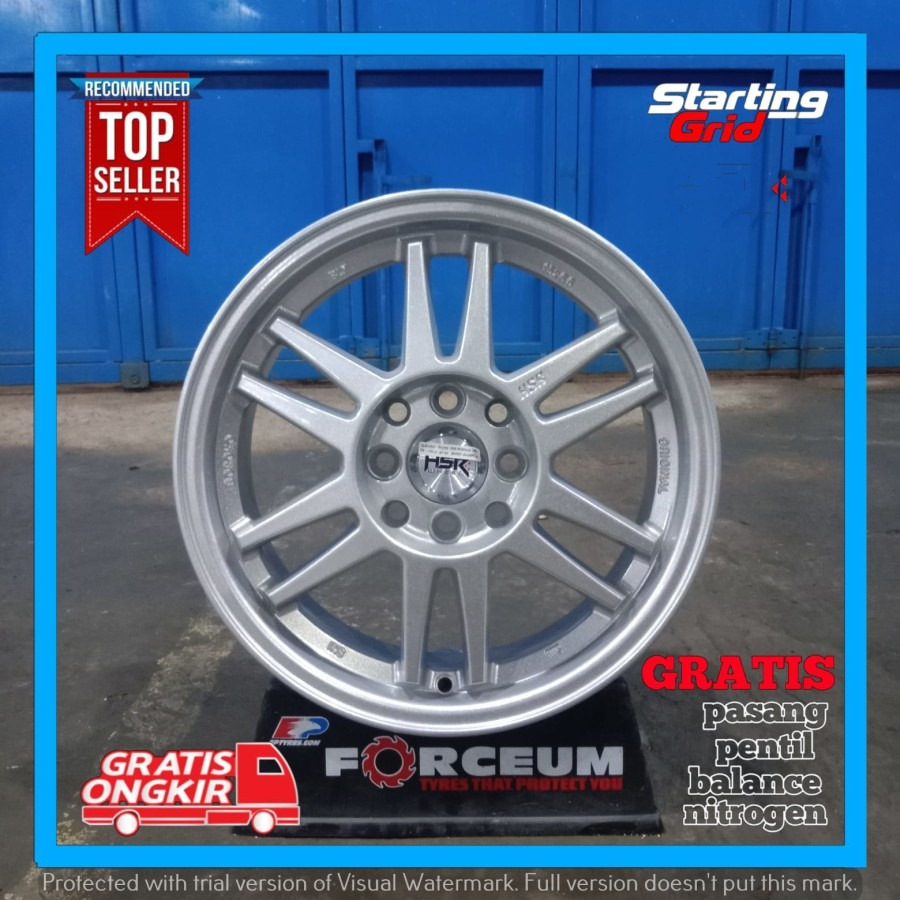 Velg Mobil HSR ring 16 Boroko mobil Mobilio, Vios, Brio, Avanza, Xenia - Pelek R16 - bisa kredit cic