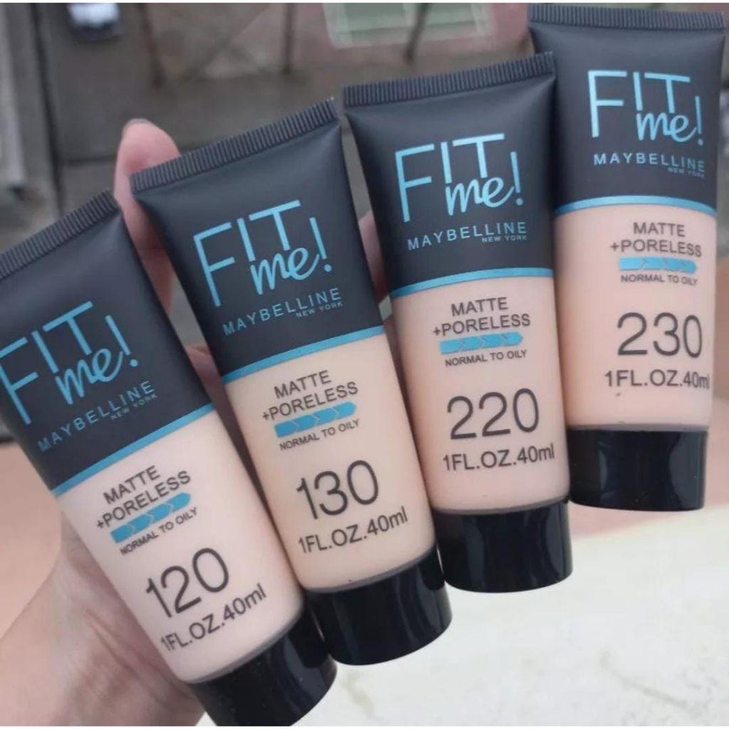 Foundation May Fit me matte+poreless Shade 120 130 220 230