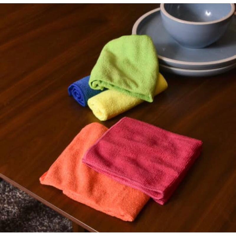 ACE KAIN LAP SET MICROFIBER 30x30 CM PROCLEAN/LAP MOTOR/LAP DAPUR/LAP MOBIL/LAP KACA