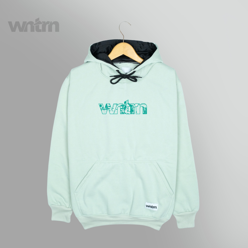 Sweater Hoodie Jumper Pria Distro Oversize Hijau Mint Lokal Brand Casual Pull Over Size Basic Suiter