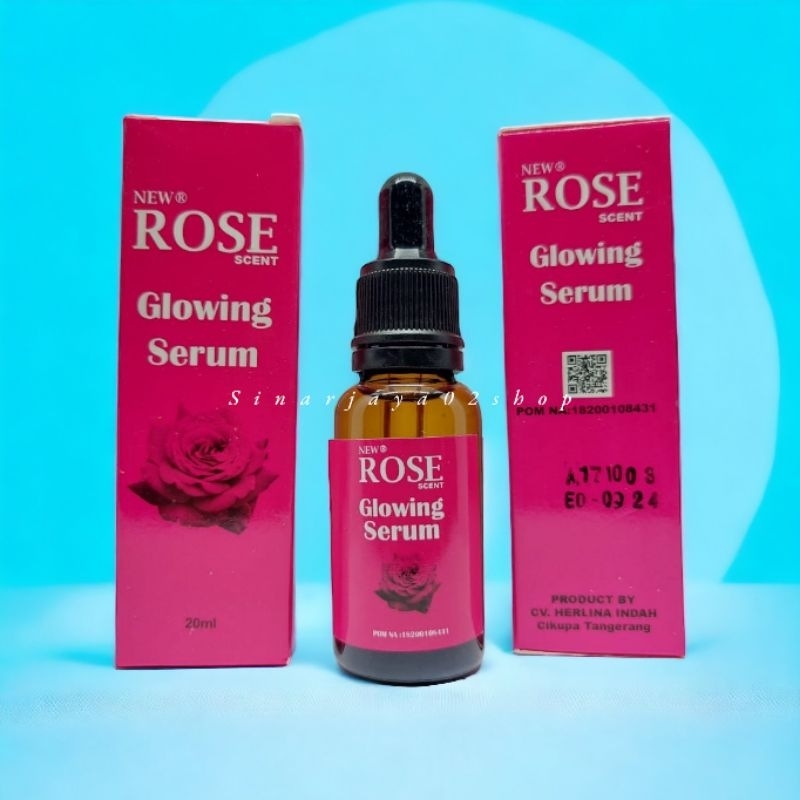 12 Pcs - Serum New Rose Scent Glowing Serum 20ml