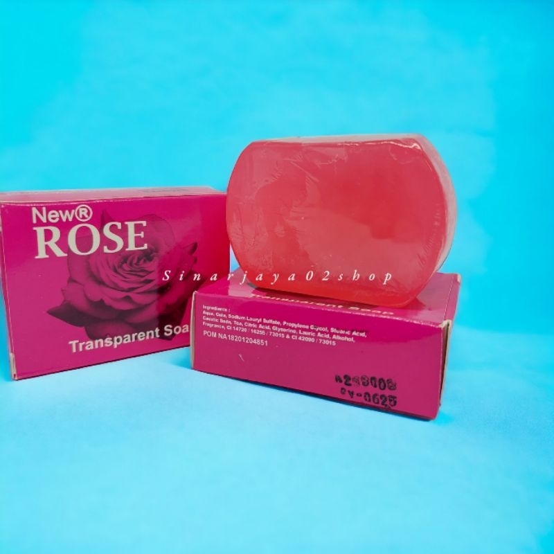 12 Pcs - Sabun Rose New Scent Bpom 60gr