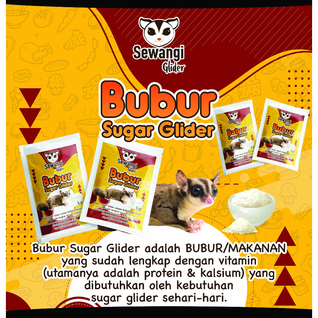 Bubur Susu Sereal Makanan Sugar Glider