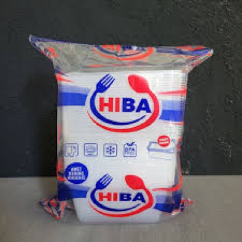 thinwall HIBA 750 ml rectangle persegi panjangkotak makanan tahan panas