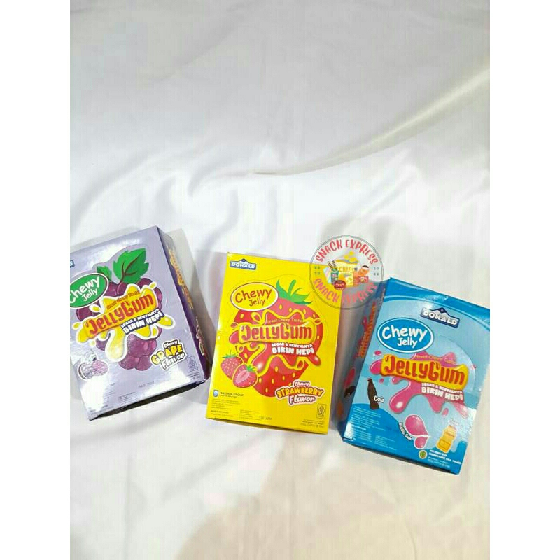 

Donald Chewy Jelly Gum Box ( 1 Box isi 24 pcs @23gram )