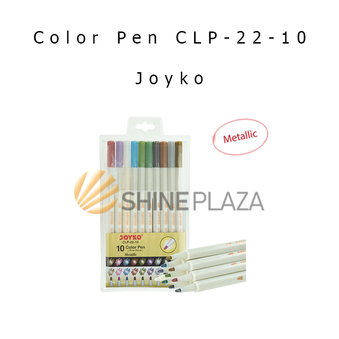 

Color Pen Pulpen Pena Warna Joyko CLP-22-10 Metallic 10 Warna Colors