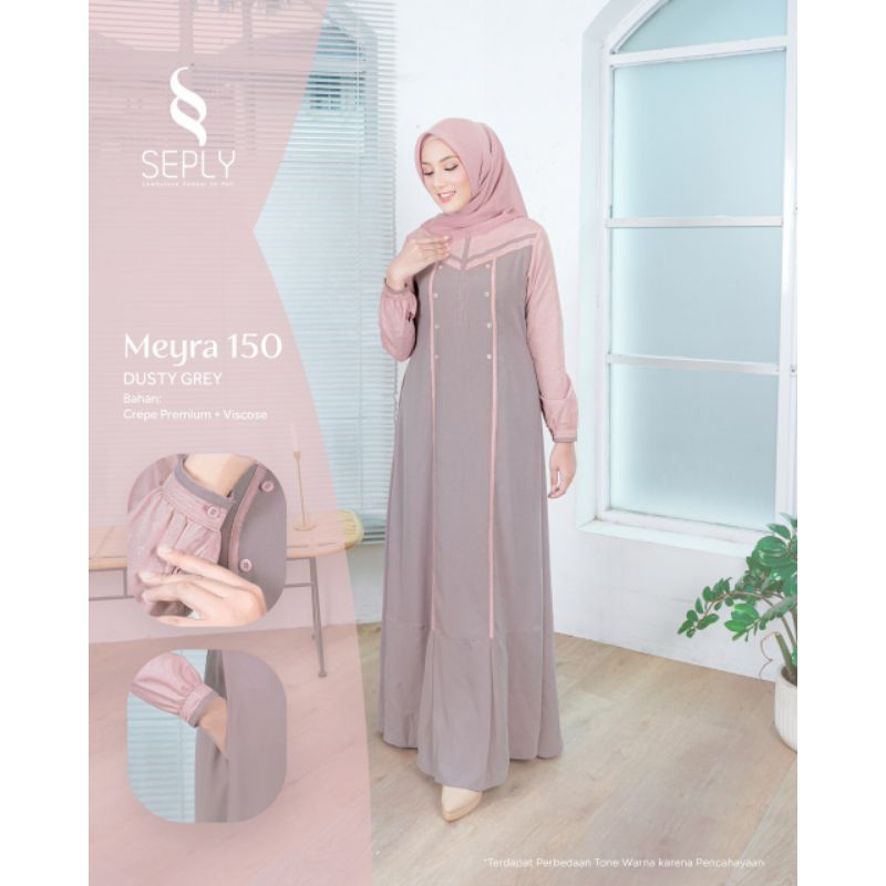 Seply Gamis Meyra 150 (Dusty Purple, Dusty Grey)