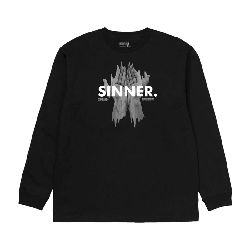 Hemdev Tshirt Longsleeve Sinner Tees Katun