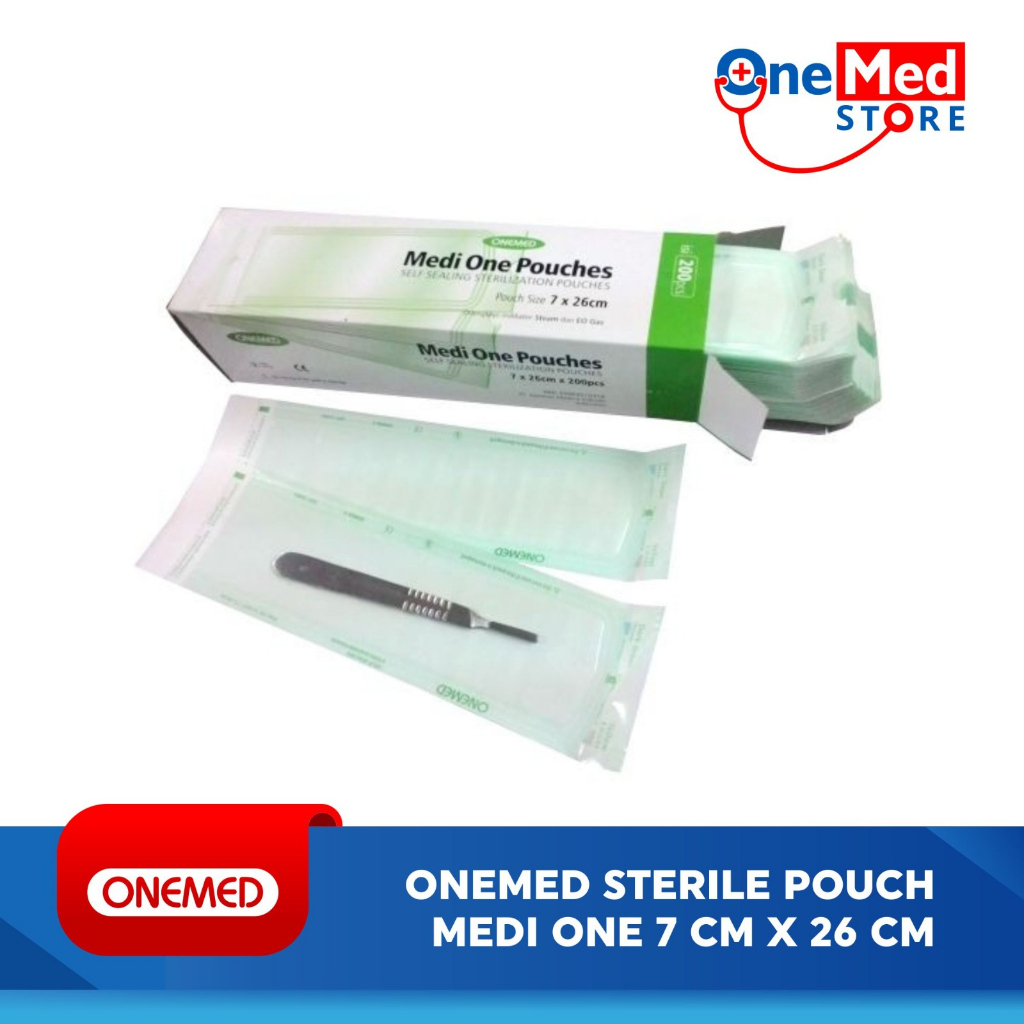 Sterile Pouch MediOne 7x26cm OneMed box isi 200lbr