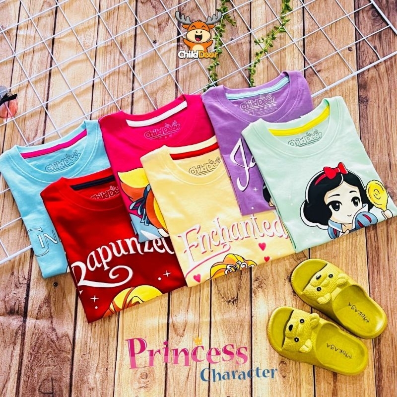 Kaos Anak Perempuan Lengan Pendek 4-12