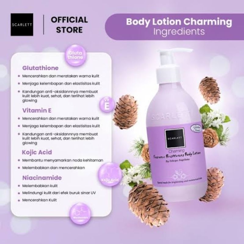 SCARLETT LOTION CHARMING