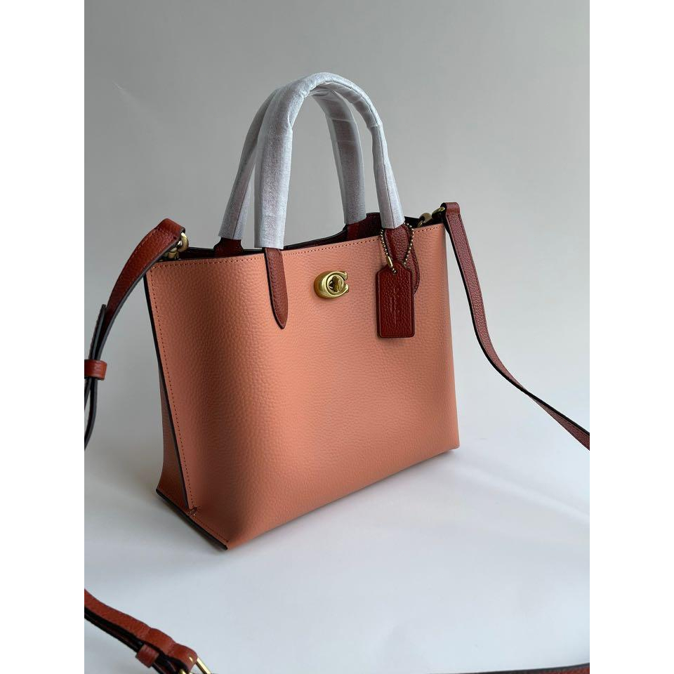Coach Willow Tote 24 In Signature Canvas C8562 C8869 C8561