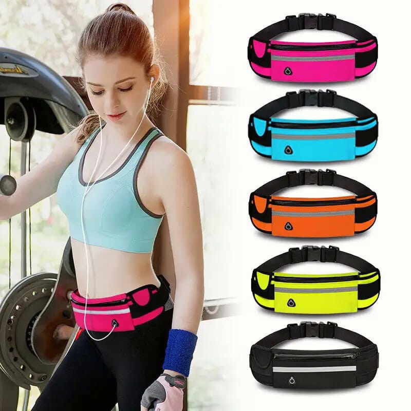 WTW Tas Ikat Pinggang Lari Waterproof 1 Kantung / Go Belt Running Belt