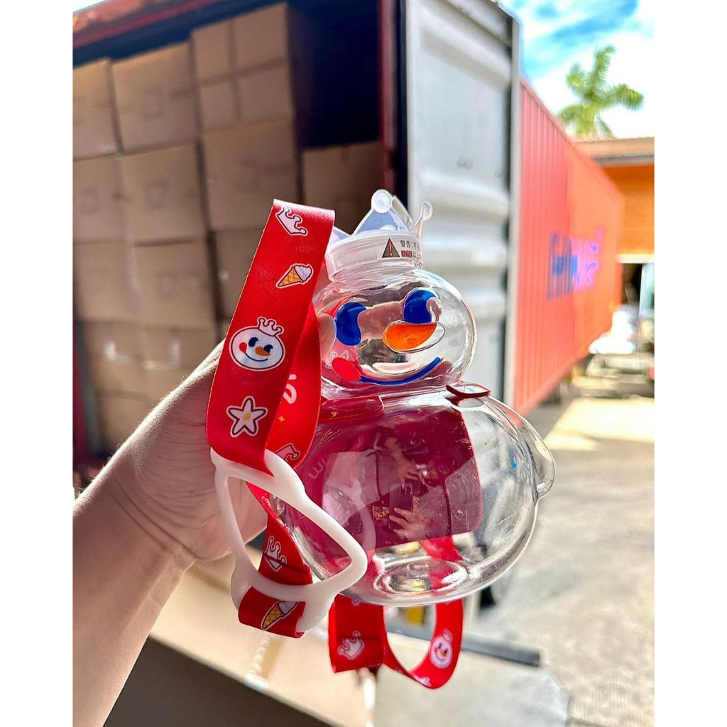 BOTOL MINUM TUMBLER MIXUE SNOW KING / BOTOL MINUM FASHION MIXUE 700ML