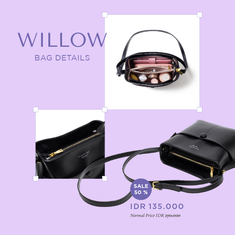 Jims Honey - WILLOW BAG - Shoulder Bag Kuliah &amp; Kerja