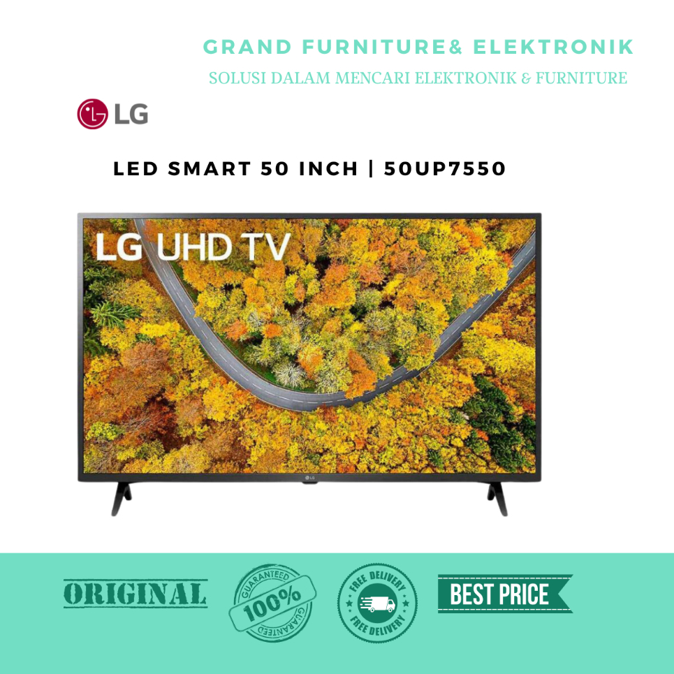 LED SMART TV | LG | 50 INCH | 50UP7550 | UHD | FREE ONGKIR SERANG KOTA