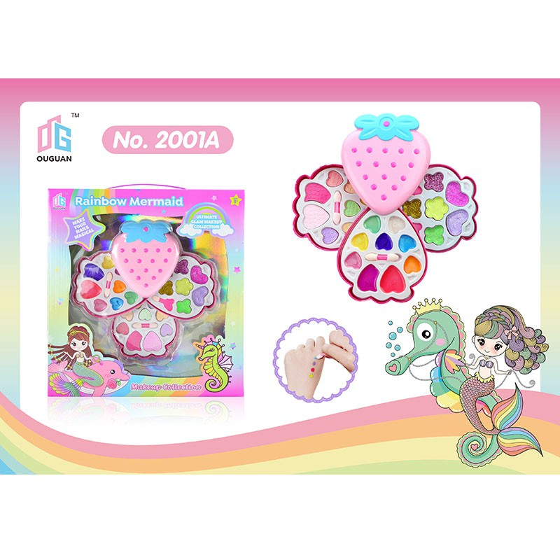 Mainan Kosmetik Anak Mainan Anak Set Mainan Anak-Anak Mainan Rias Putri Kecil Mainan Anak-Anak yang Dapat Dicuci