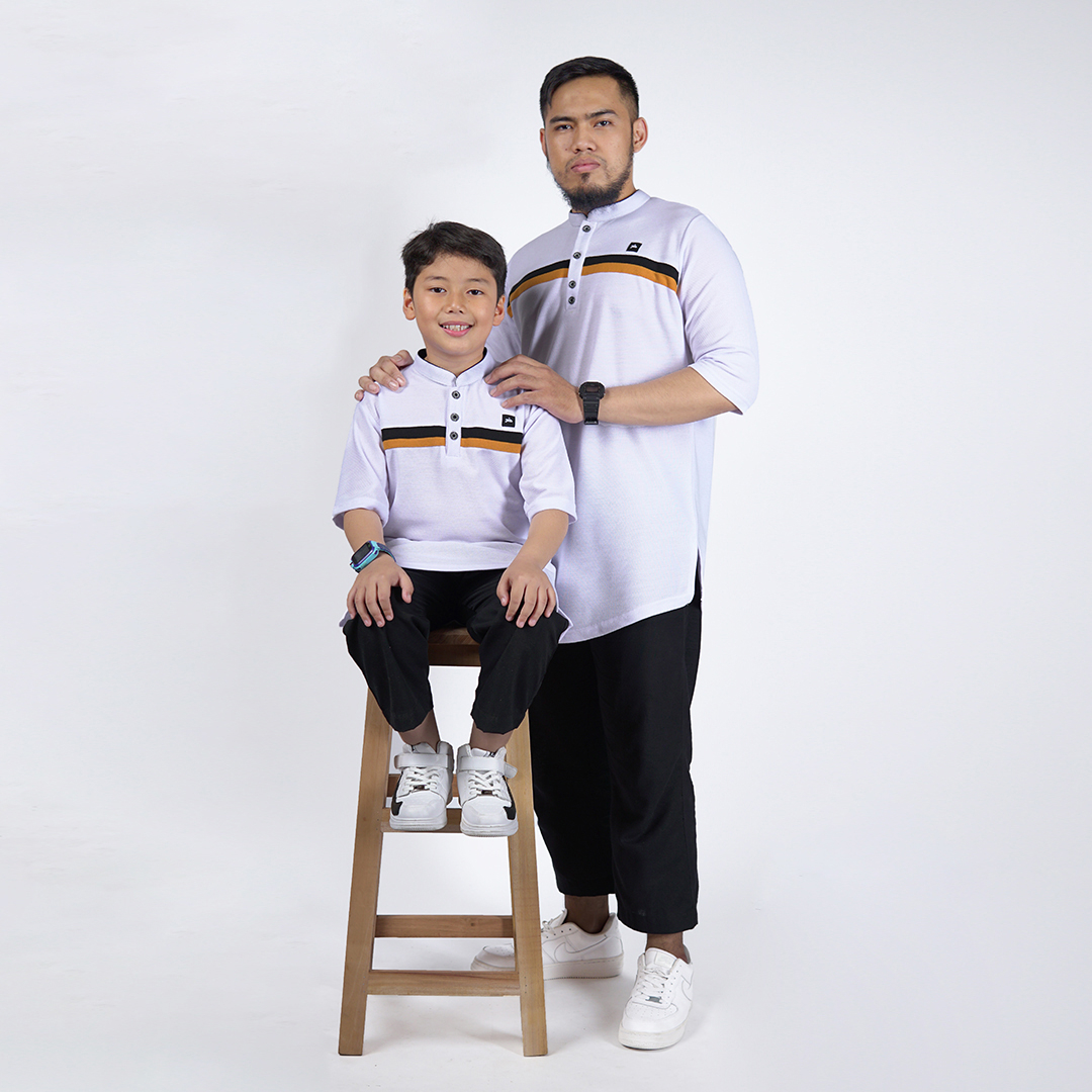 KHOIRUMMAH - Kurta Zubair Baju Muslim Couple | Koko Kurta Ayah Dan Anak | All Variant