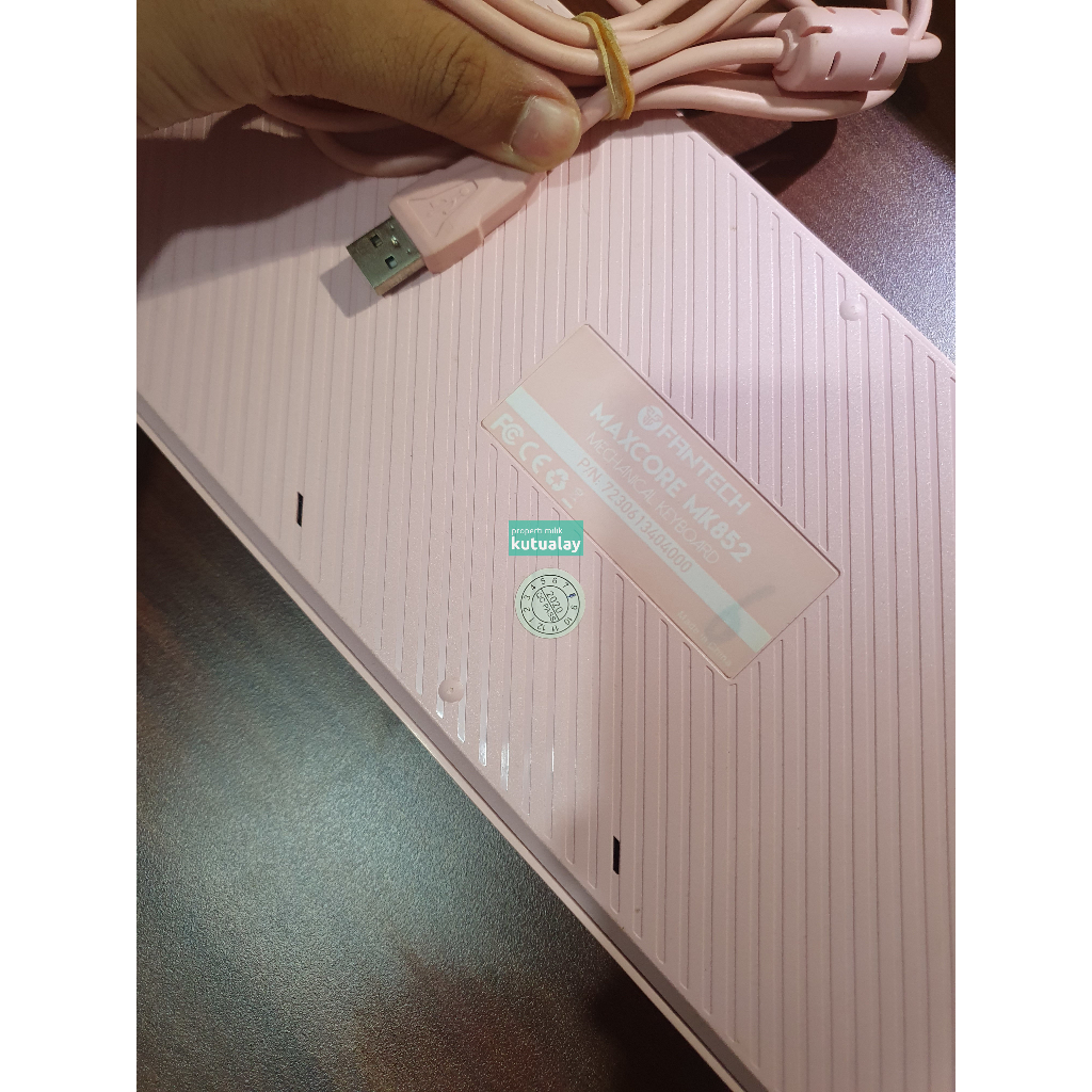 Keyboard Mechanical Fantech Maxcore MK852 Sakura Gaming Keyboard Pink