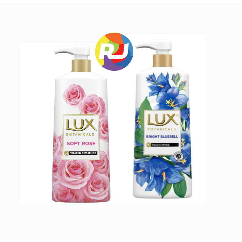 Lux Botanicals Sabun Mandi Cair Botol 580ml - Soft Rose / Bright Bluebell