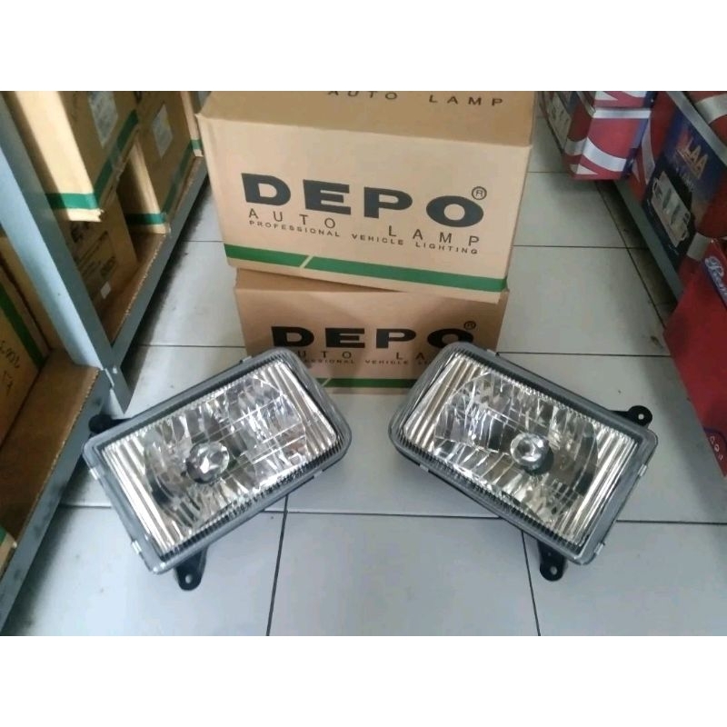 HEADLAMP PANTHER KOTAK MODEL KRISTAL (Depo) SATUAN